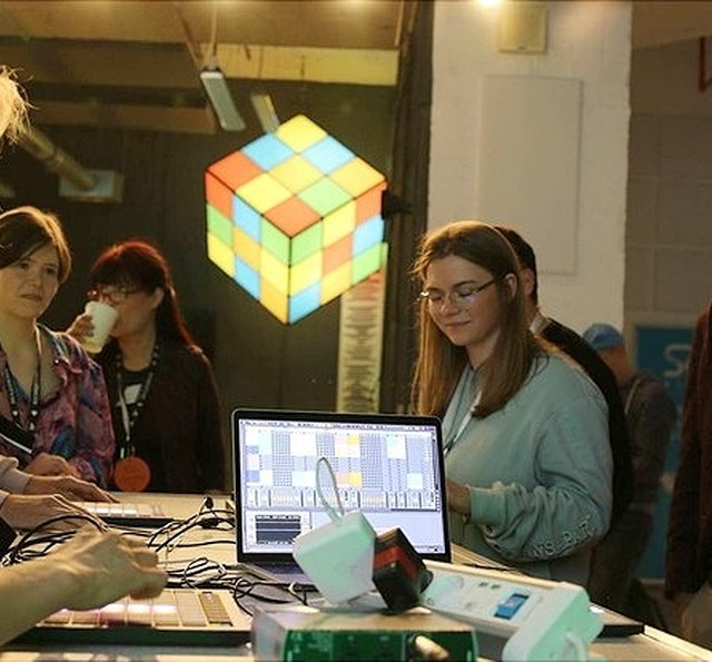 Teilnehmende der Veranstaltung "Zukunftsmusik"