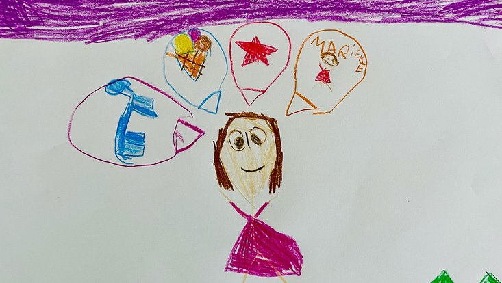 Illustration von Bedürfnissen von Kindern